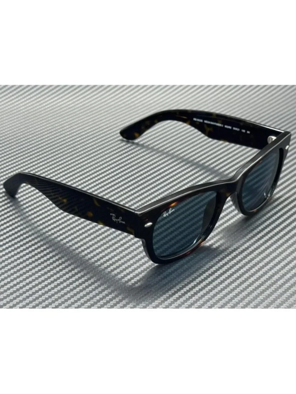 New Ray-Ban Men Havana Brown Sunglasses 55-21-145